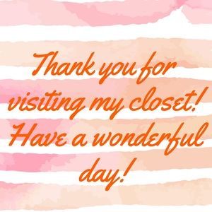 Welcome to my closet & thank you for stopping by!